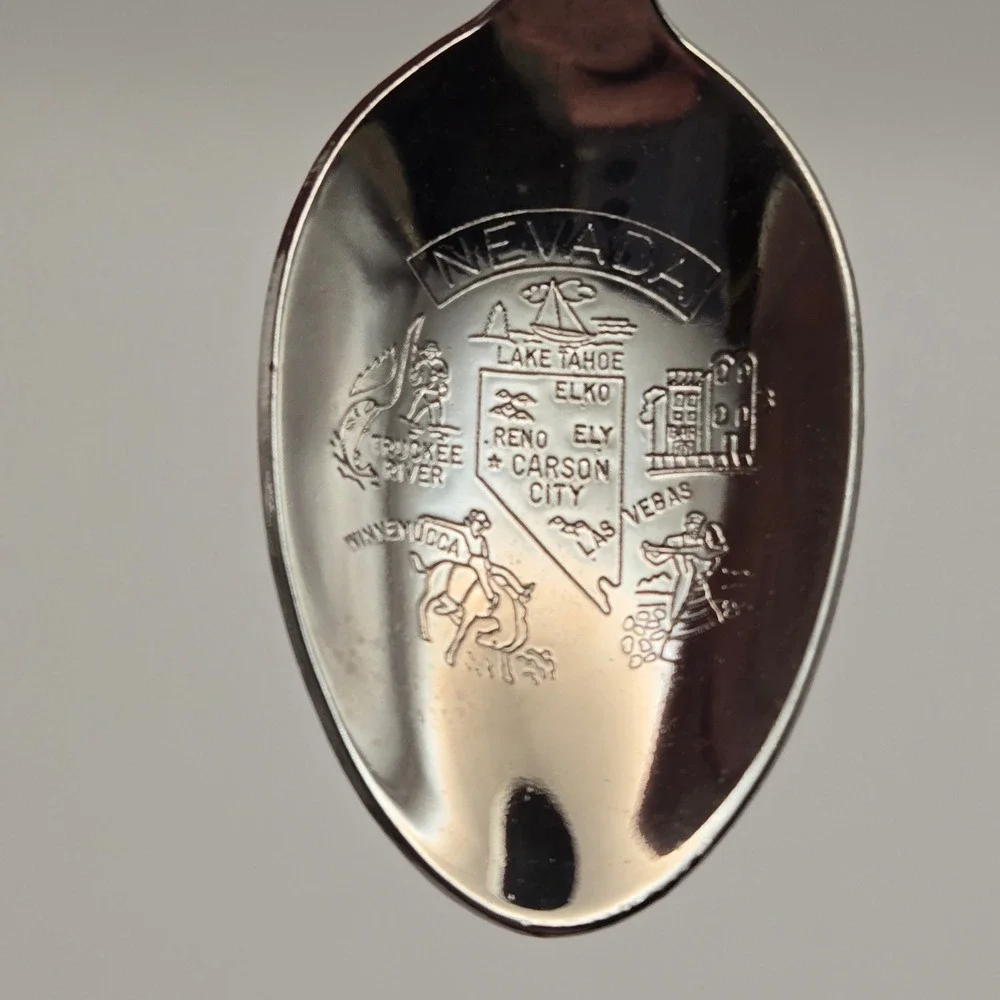 Nevada‎ Hoover Dam Souvenir Spoon Vintage Travel Aesthetic